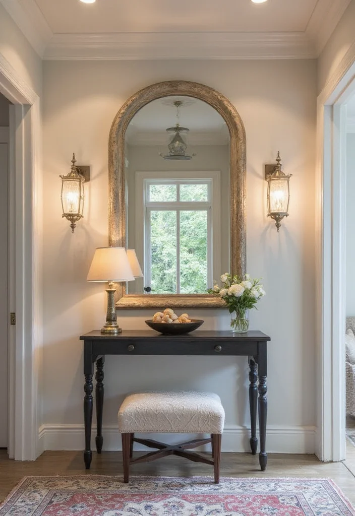 10 Curved Wall Decor Ideas for Soft Architectural Accents - 3. Arched Mirrors for Added Depth