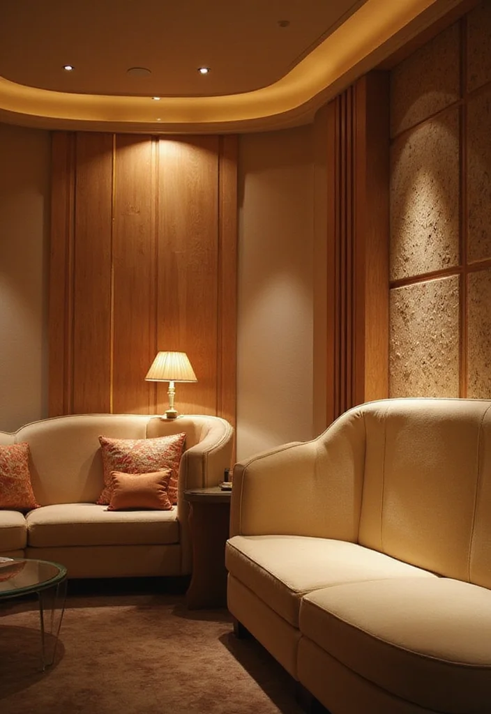 10 Curved Wall Decor Ideas for Soft Architectural Accents - 4. Curved Wall Panels for Texture and Design