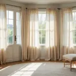 10 Door Window Curtain Ideas for Privacy and Light Balance