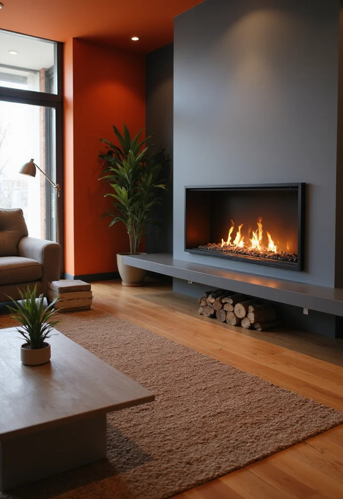 10 Freestanding Fireplace Ideas for Flexible Placement - 2. Freestanding Ethanol Fireplaces
