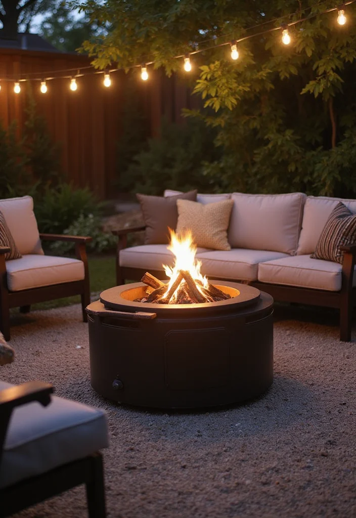 10 Freestanding Fireplace Ideas for Flexible Placement - 4. Portable Fireplace Options for Outdoor Spaces