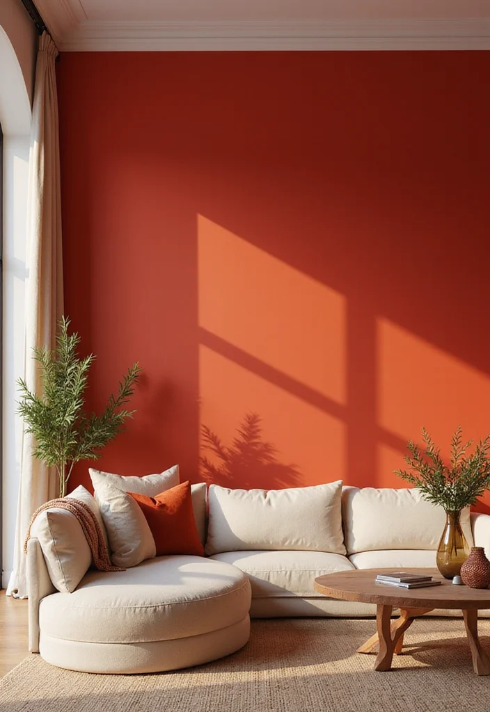 10 Red Wall Decor Ideas for Bold Stylish Warmth - 1. Embrace a Bold Accent Wall