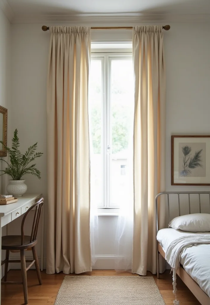 10 Side Curtain Rods Ideas for Neat Functional Installations - 10. Sustainable Bracket Options