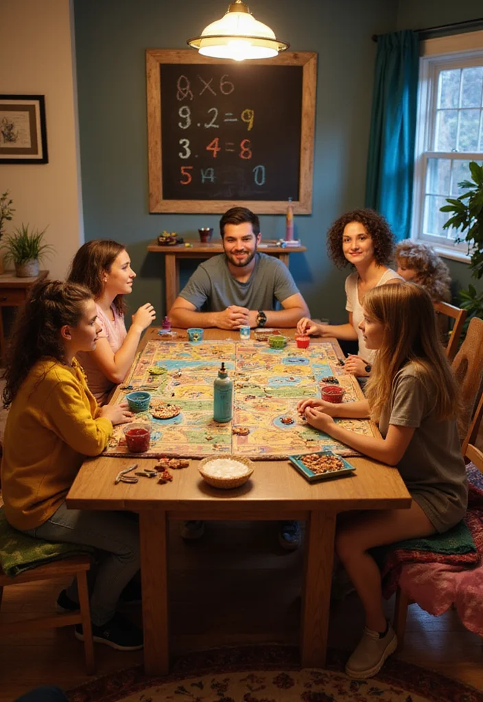 12 Basement Hangout Ideas for Relaxed Family Time 1. Family Game Night Zone