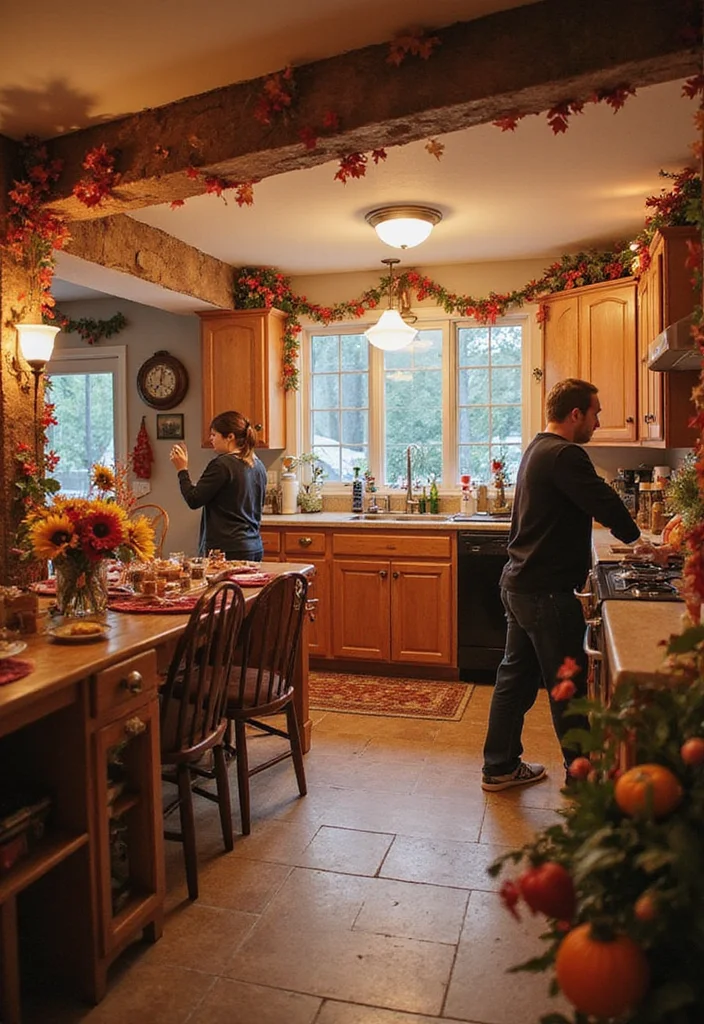 12 Basement Hangout Ideas for Relaxed Family Time 11. Seasonal Decor Showcase
