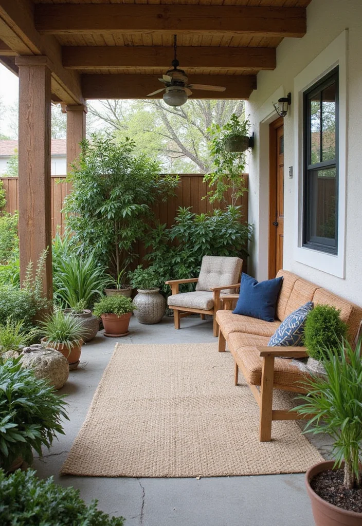 12 Basement Hangout Ideas for Relaxed Family Time 12. Outdoor Inspired Basement Retreat