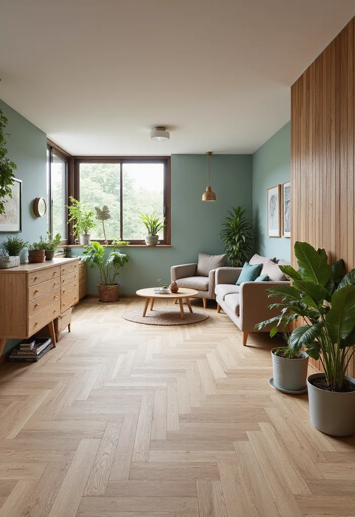 12 Basement Vinyl Flooring Ideas for Durable Easy Care Style - 4. Eco-Friendly Vinyl Options