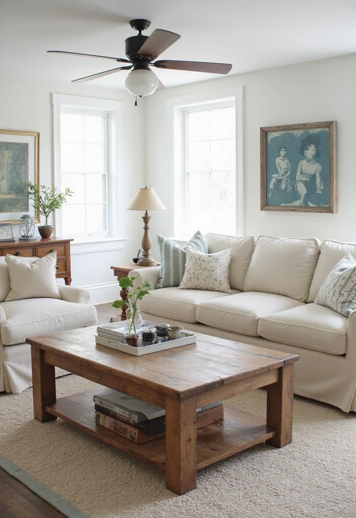 12 Coastal Basement Ideas for Light Breezy Comfort 8. Functional Coastal Furniture