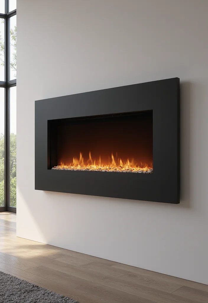 12 Flush Fireplace Wall Ideas for Sleek Minimal Lines - 11. Integrated Smart Technology