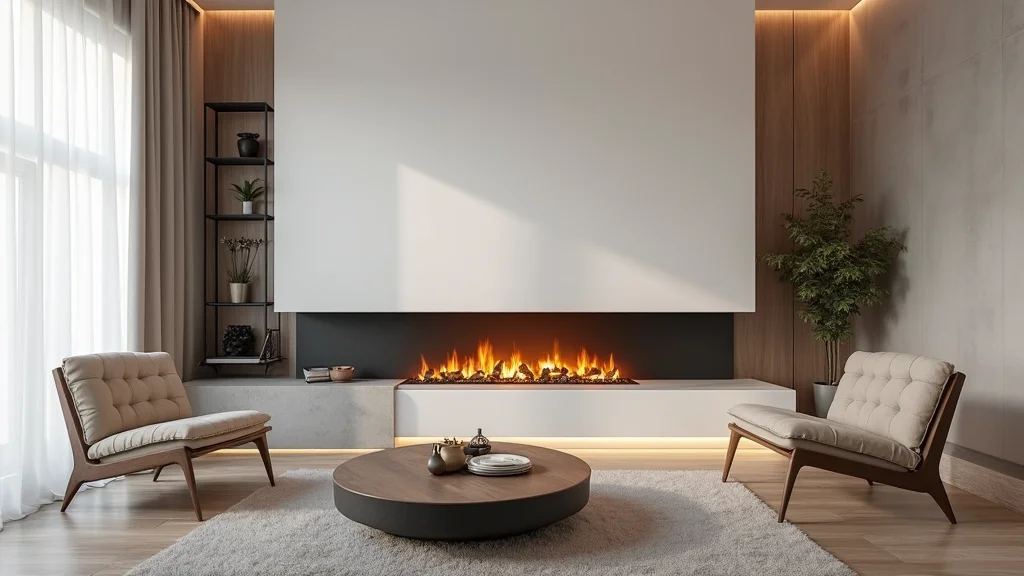12 Flush Fireplace Wall Ideas for Sleek Minimal Lines
