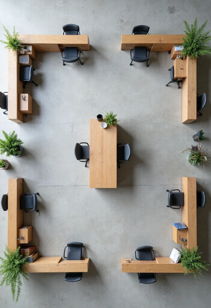 12 Minimalist Office Ideas for Clean Productive Workspaces 100 12 Minimalist Office Ideas for Clean Productive Workspaces 10. Balanced Layout