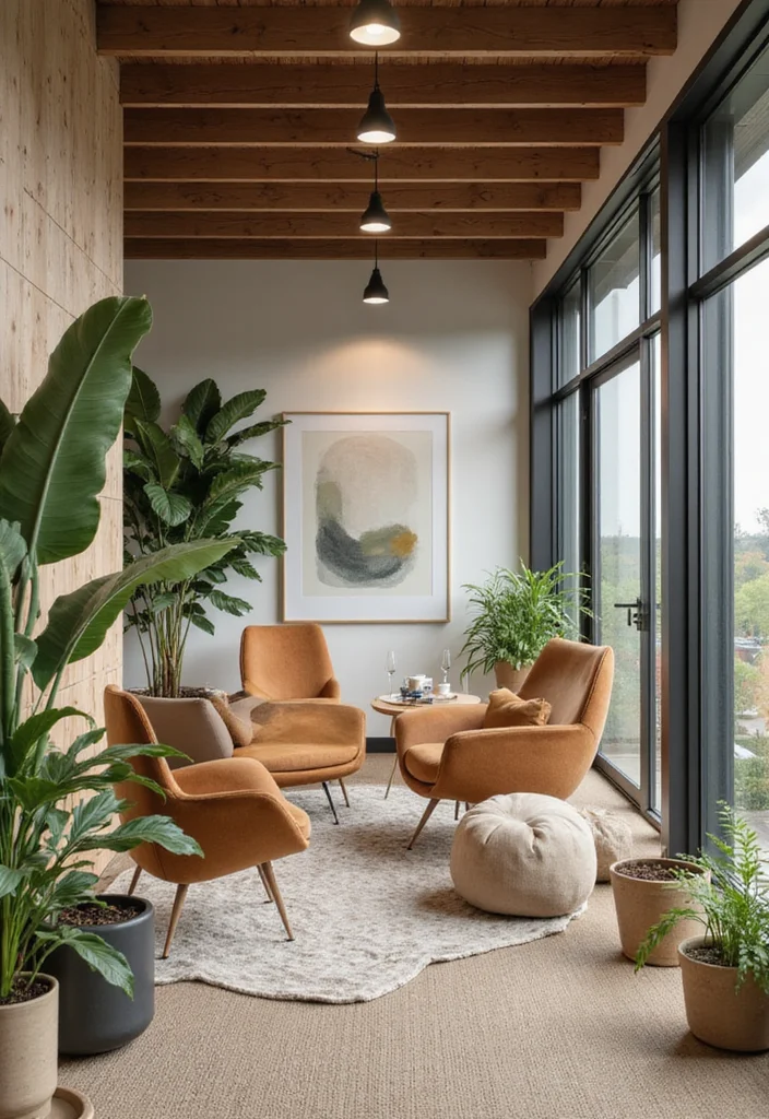 12 Minimalist Office Ideas for Clean Productive Workspaces 78 12 Minimalist Office Ideas for Clean Productive Workspaces 8. Intentional Biophilic Design