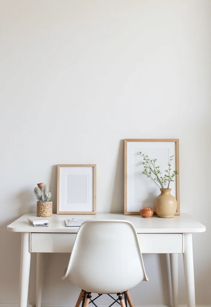 12 Minimalist Office Ideas for Clean Productive Workspaces 89 12 Minimalist Office Ideas for Clean Productive Workspaces 9. Personal Touches