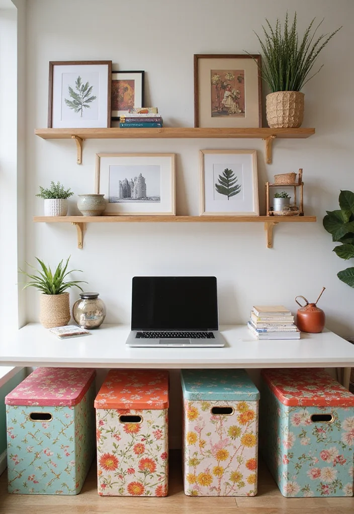 12 Office Ideas for Practical Everyday Workflow - 2. Declutter with Style