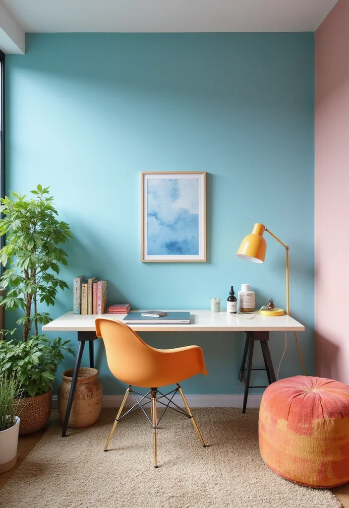 12 Office Ideas for Practical Everyday Workflow - 7. Color Psychology