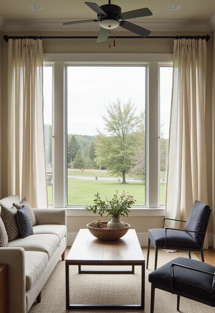 12 Screened In Porch Curtain Ideas for Breezy Outdoor Privacy - 11. Minimalist Simplicity