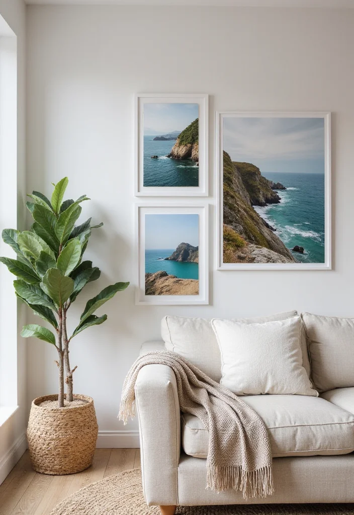 12 Travel Wall Decor Ideas for Inspired Global Style - 11. Nature-Inspired Travel Art