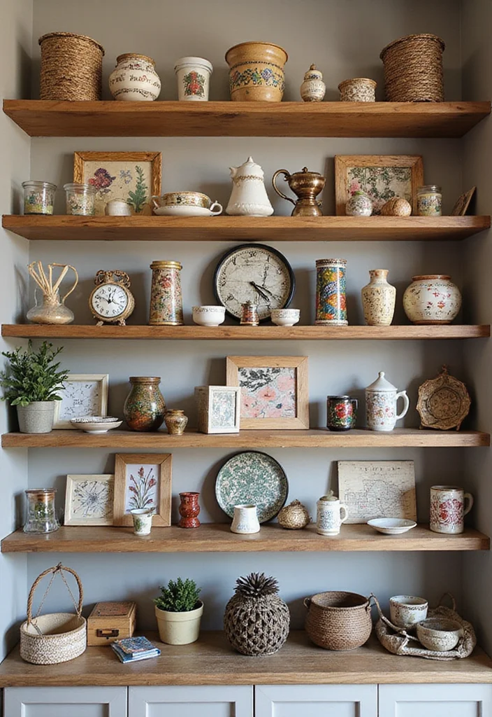 12 Travel Wall Decor Ideas for Inspired Global Style - 7. Souvenir Displays