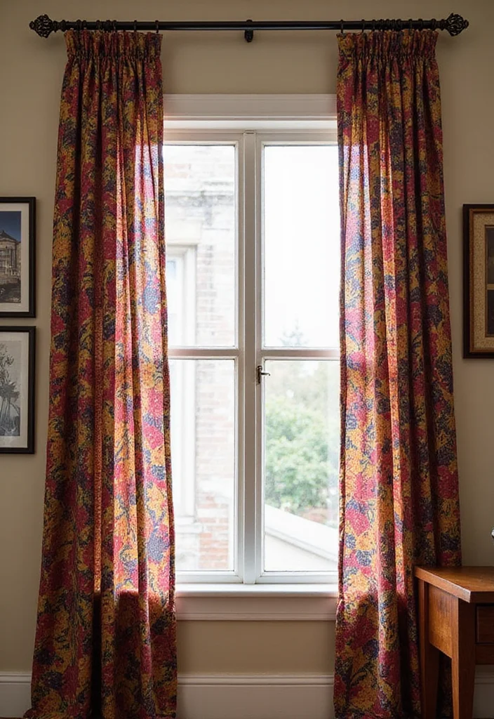 12 Unique Curtain Hanging Ideas for Creative Window Style - 10. Statement Decorative Rods