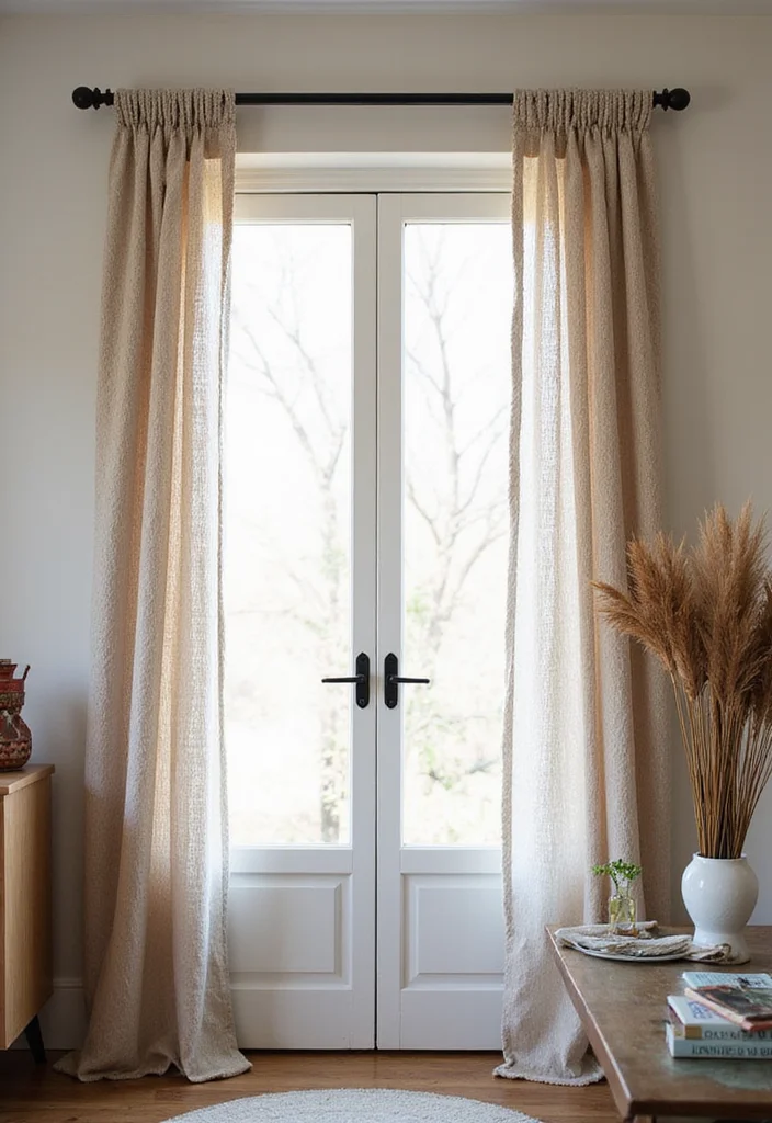 12 Unique Curtain Hanging Ideas for Creative Window Style - 4. Macramé Hanging Rods