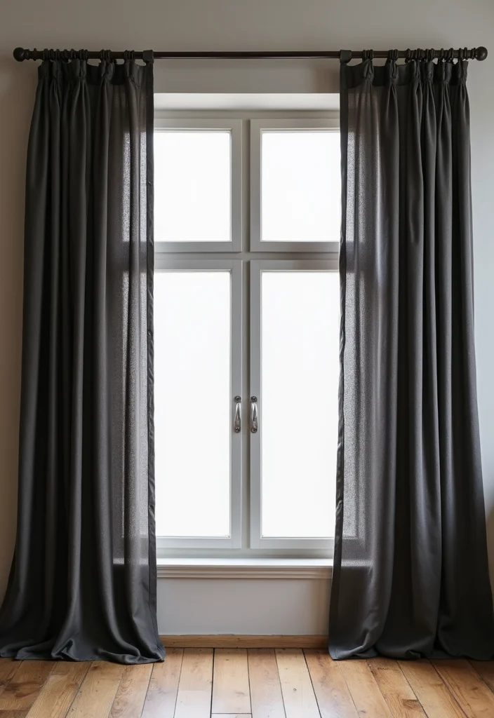 12 Unique Curtain Hanging Ideas for Creative Window Style - 6. Industrial Pipe Curtain Rods