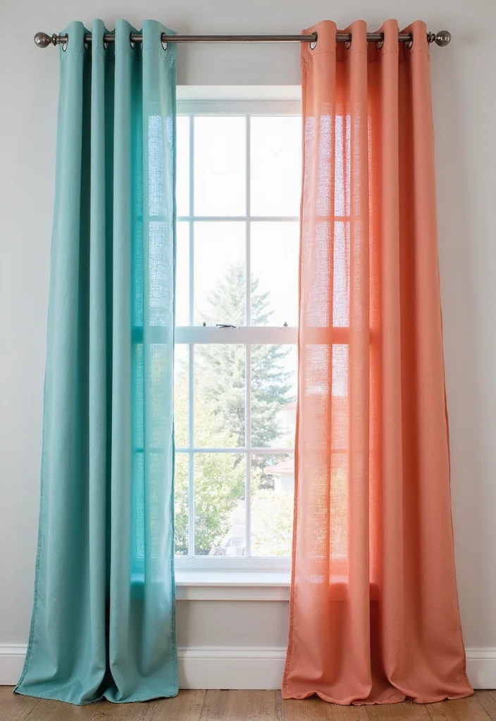 12 Unique Curtain Hanging Ideas for Creative Window Style - 8. Clip-on Curtain Hooks