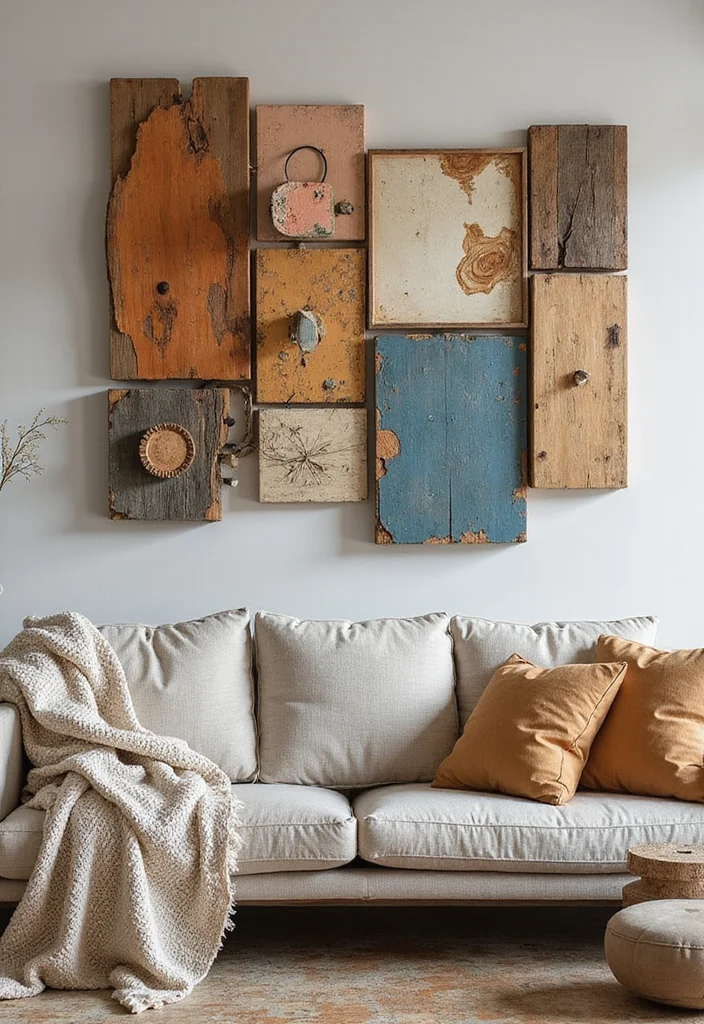 12 Unusual Wall Decor Ideas for Creative Unique Interiors 1 12 Unusual Wall Decor Ideas for Creative Unique Interiors 1. Mixed Media Art Display