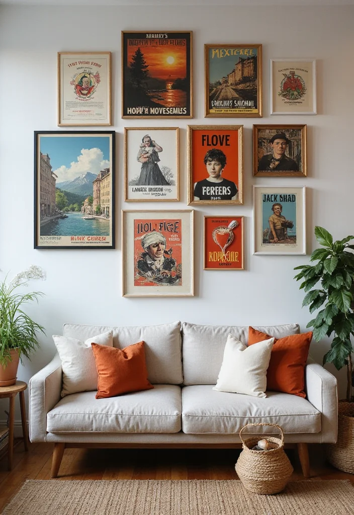 12 Unusual Wall Decor Ideas for Creative Unique Interiors 111 12 Unusual Wall Decor Ideas for Creative Unique Interiors 11. Vintage or Retro Posters