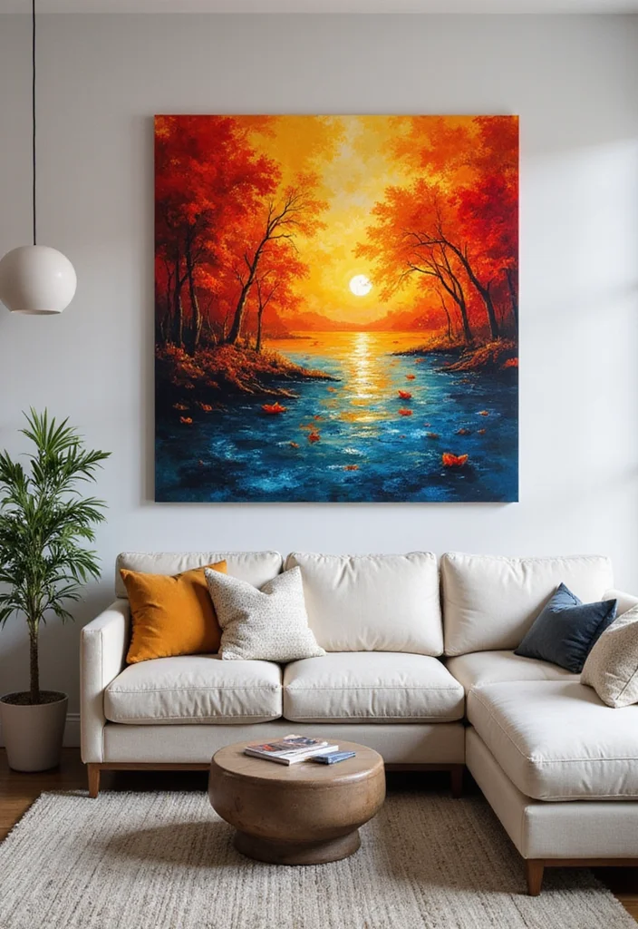 12 Unusual Wall Decor Ideas for Creative Unique Interiors 23 12 Unusual Wall Decor Ideas for Creative Unique Interiors 3. Oversized Art Pieces