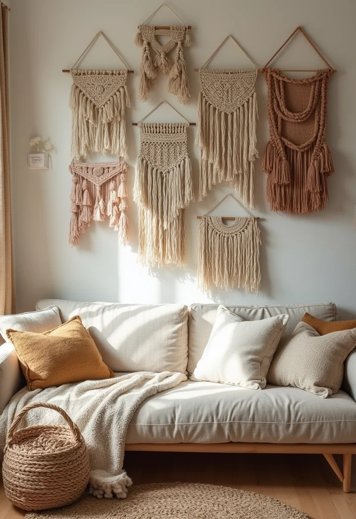 12 Unusual Wall Decor Ideas for Creative Unique Interiors 56 12 Unusual Wall Decor Ideas for Creative Unique Interiors 6. Textile Wall Hangings