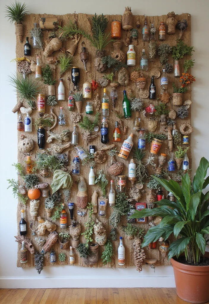 12 Unusual Wall Decor Ideas for Creative Unique Interiors 67 12 Unusual Wall Decor Ideas for Creative Unique Interiors 7. Upcycled Art Installations