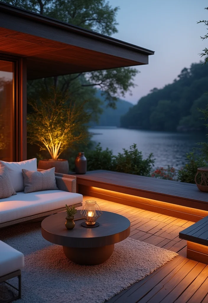 12 Walkout Basement Deck Ideas for Seamless Indoor Outdoor Flow - 11. Glamorous Lounge Area