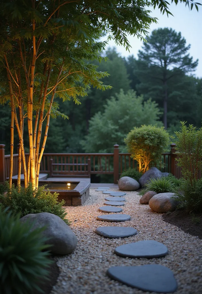 12 Walkout Basement Deck Ideas for Seamless Indoor Outdoor Flow - 4. Zen Garden Retreat