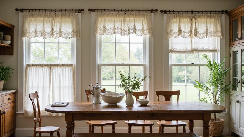14 Farmhouse Kitchen Curtain Ideas for Cozy Country Charm