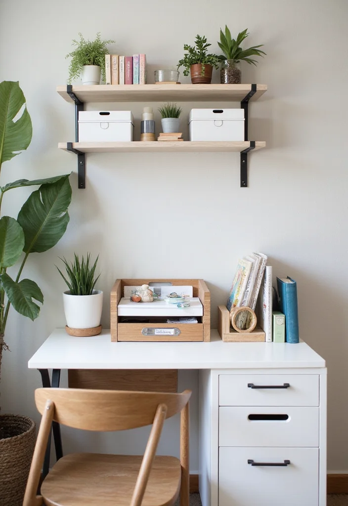 14 Large Home Office Ideas for Comfortable Productive Setups - 3. Stylish Organizers