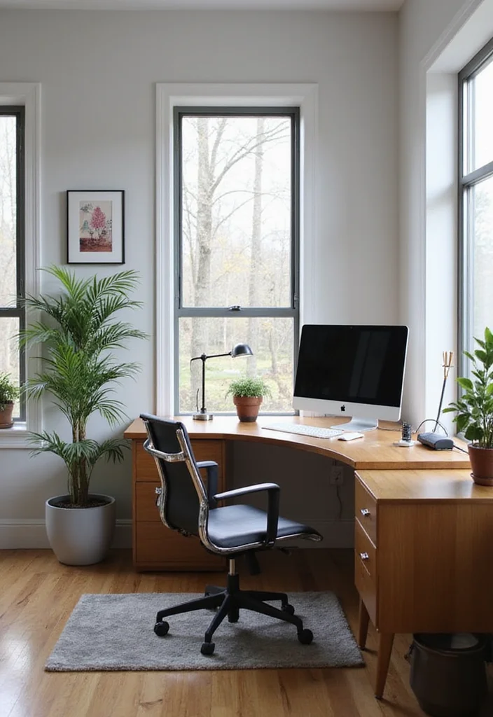 14 Large Home Office Ideas for Comfortable Productive Setups - 9. Tech-Friendly Features