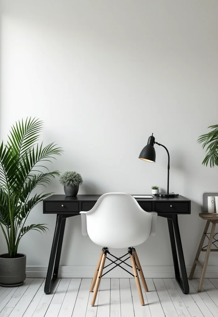14 Modern Home Office Ideas for Sleek Contemporary Spaces - 1. The Power of Monochrome
