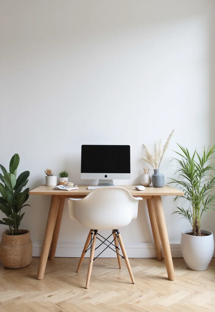 14 Modern Home Office Ideas for Sleek Contemporary Spaces - 11. Minimalist Decor Choices