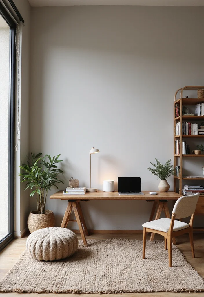 14 Modern Home Office Ideas for Sleek Contemporary Spaces - 13. Layered Textures