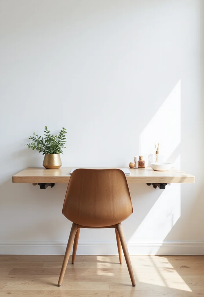 14 Modern Home Office Ideas for Sleek Contemporary Spaces - 4. Minimalist Floating Desks