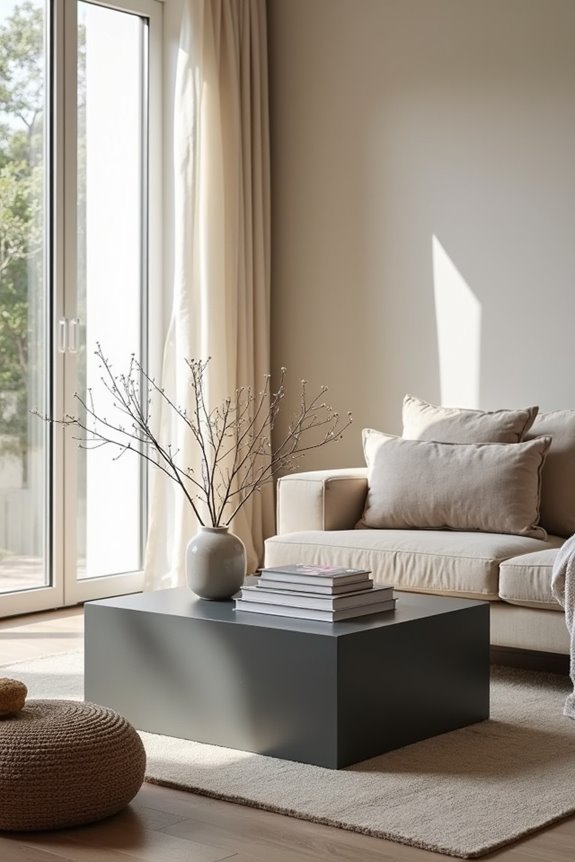 How to Decorate Your Living Room With Simple Things 6 coffee table proportions for balance