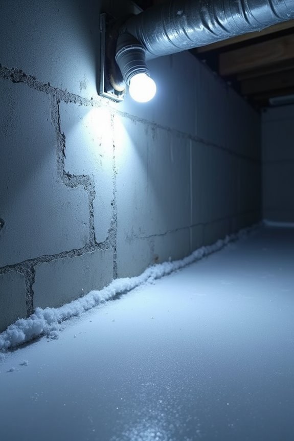 Why Is Your Basement So Cold? 3 concrete walls lose heat insulate with foam