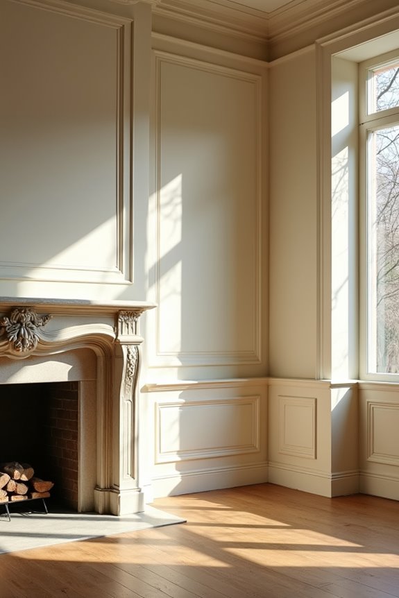 Should Trim Be the Same Color as Walls or Contrasting? 2 contrasting trim highlights architectural details