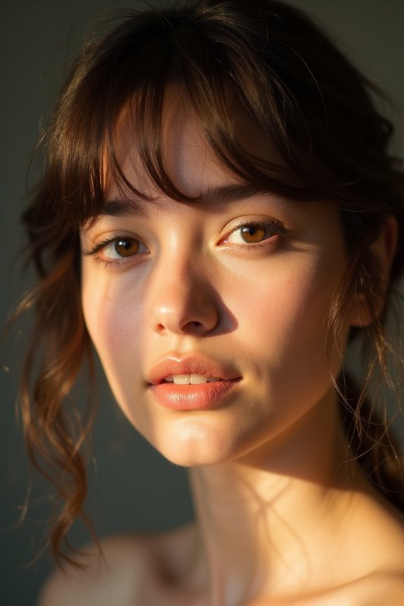 curtain bangs flatter faces gracefully