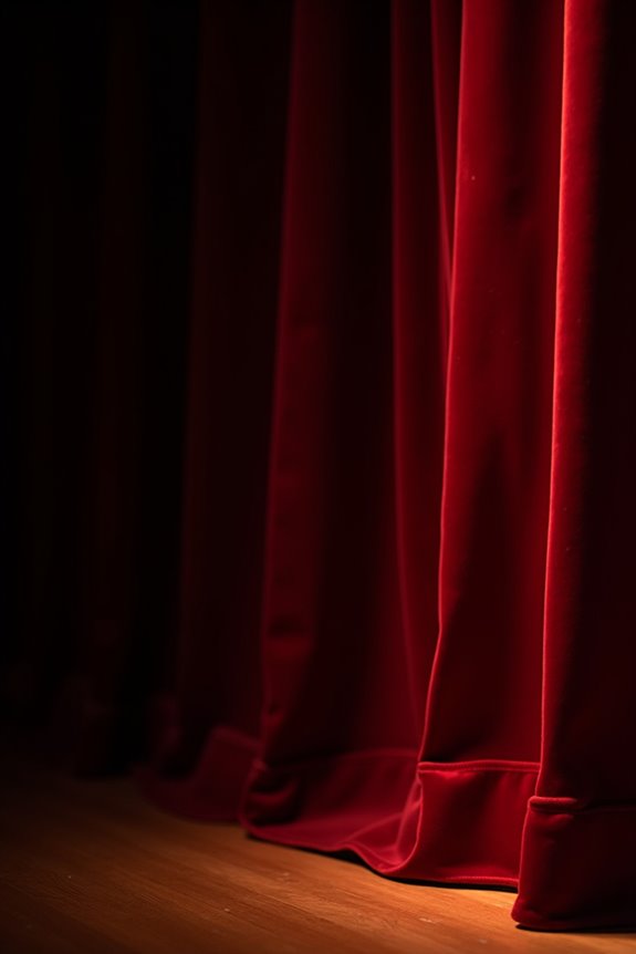 curtain falls signals finale