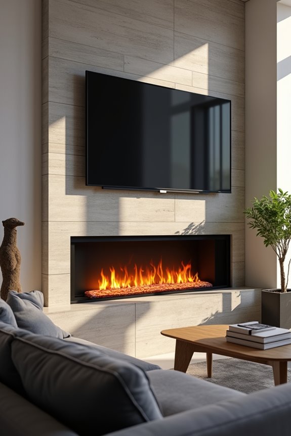 electric fireplaces easier setup cheaper less heat