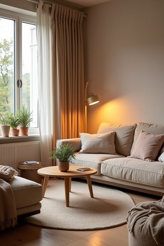 How to Decorate Your Living Room With Simple Things 9 face inward mixed seating encourages conversation