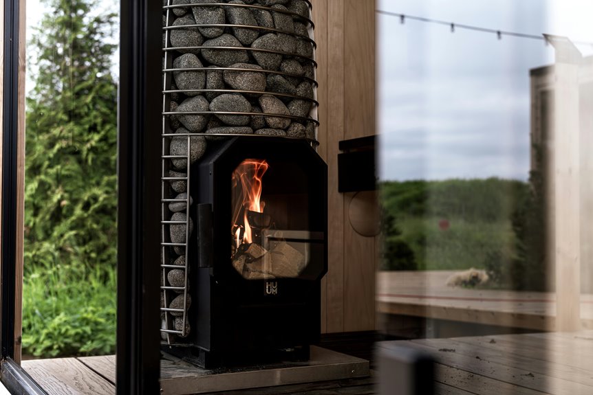 how an electric fireplace operates