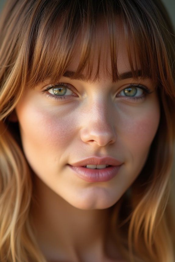 lighten cheekbone shadows with curtains