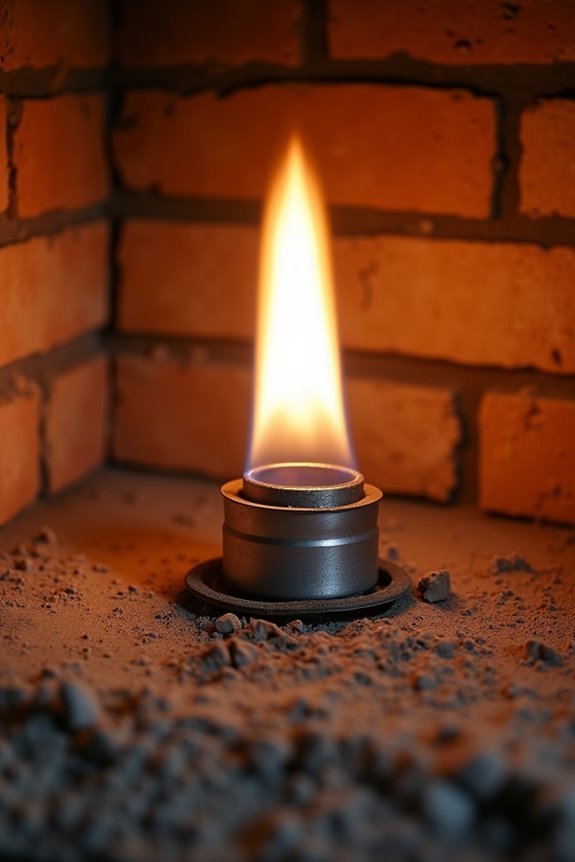 pilot light location by model types